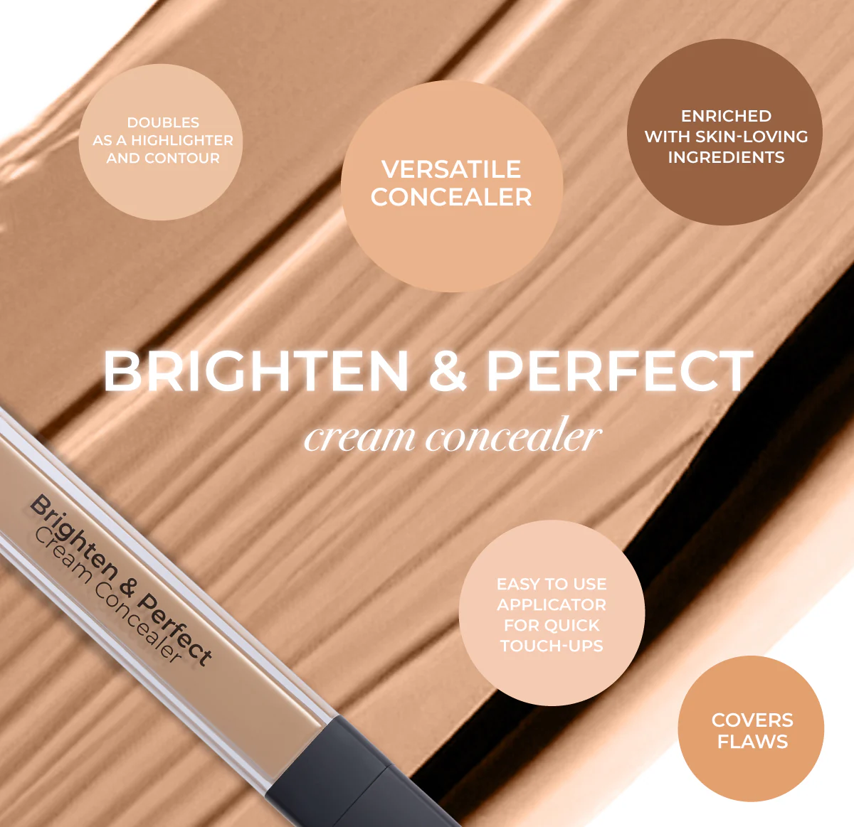 Brighten & Perfect Cream Concealer - Image 40