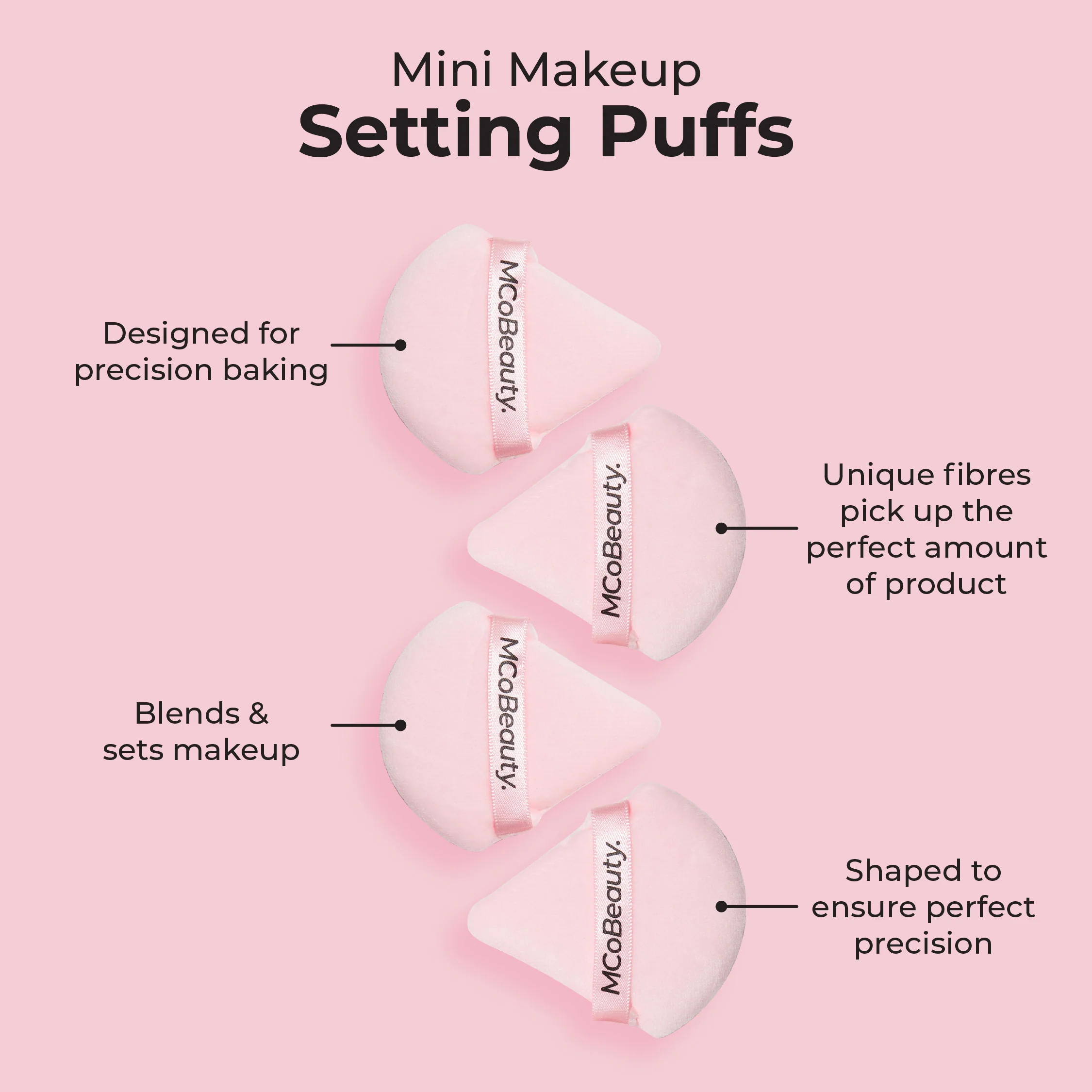 Makeup Setting Puffs 4 Pack - Image 3