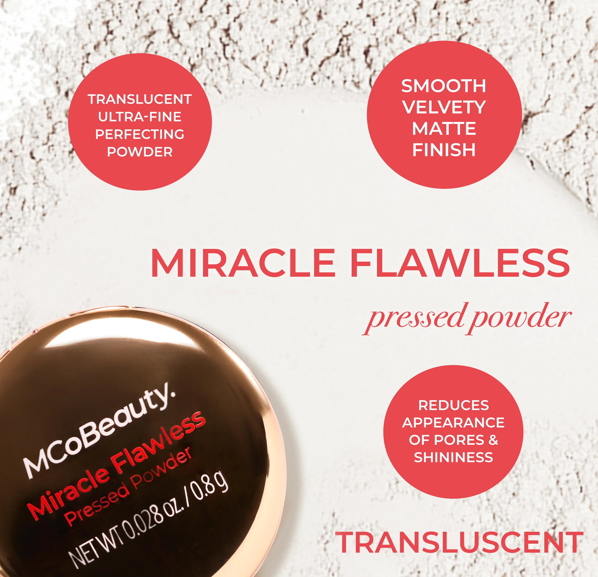 Miracle Flawless Pressed Powder - Mini - Image 3