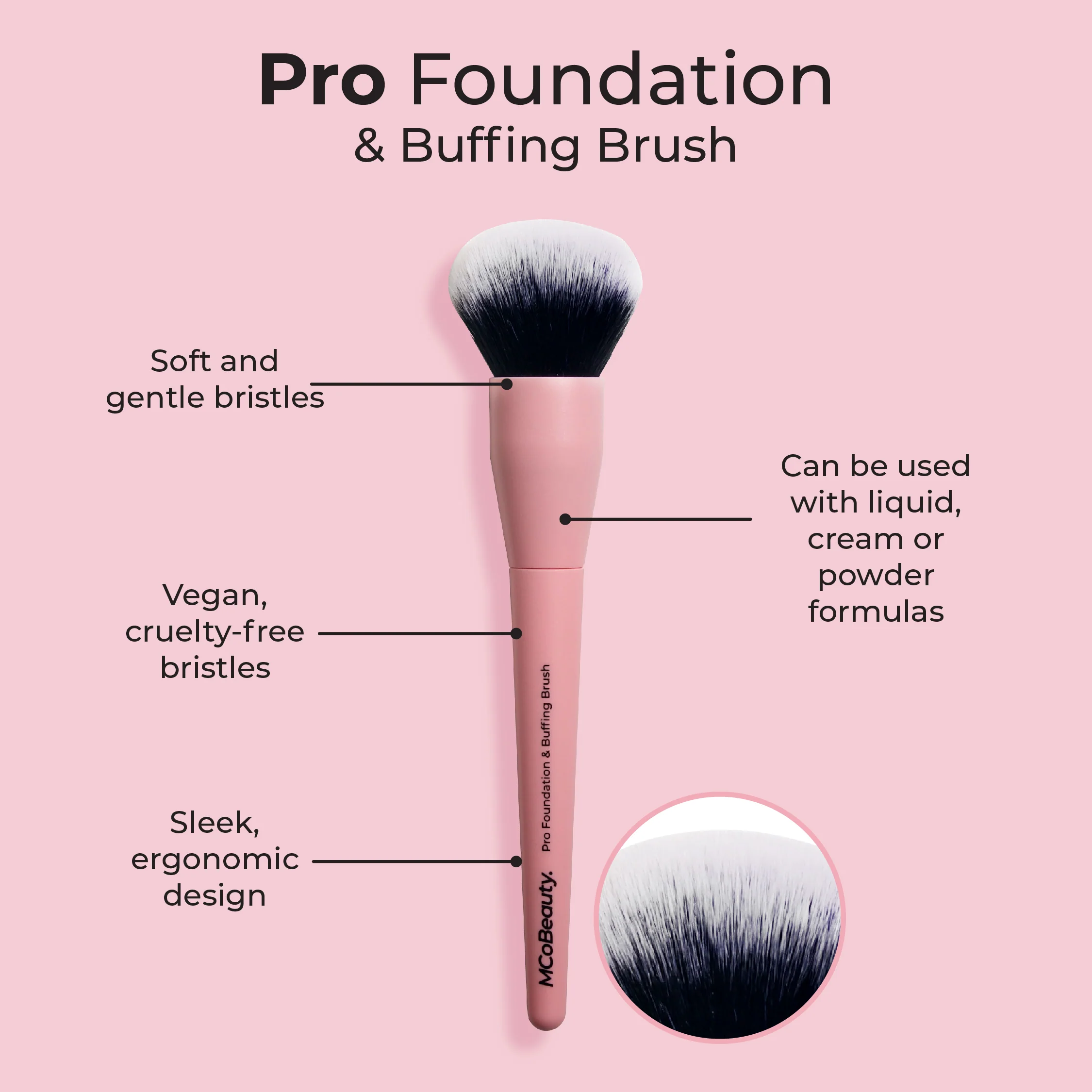 Pro Foundation & Buffing Brush - Image 3